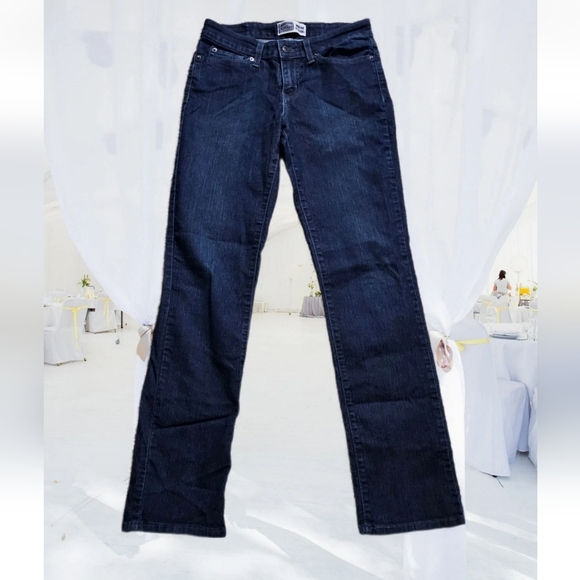 Levi's Denim - Levis Signature Jeans Y2k Vtg Modern Straight Womens 6 M Blue Preppy Grunge